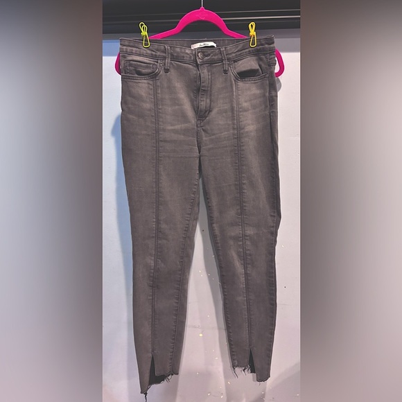 Sam Edelman, size‎ 31, Stiletto-High Rise Skinny Ankle, gray washed pants - Picture 1 of 13